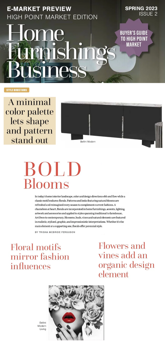 "Style Directions" - Bold Blooms at High Point