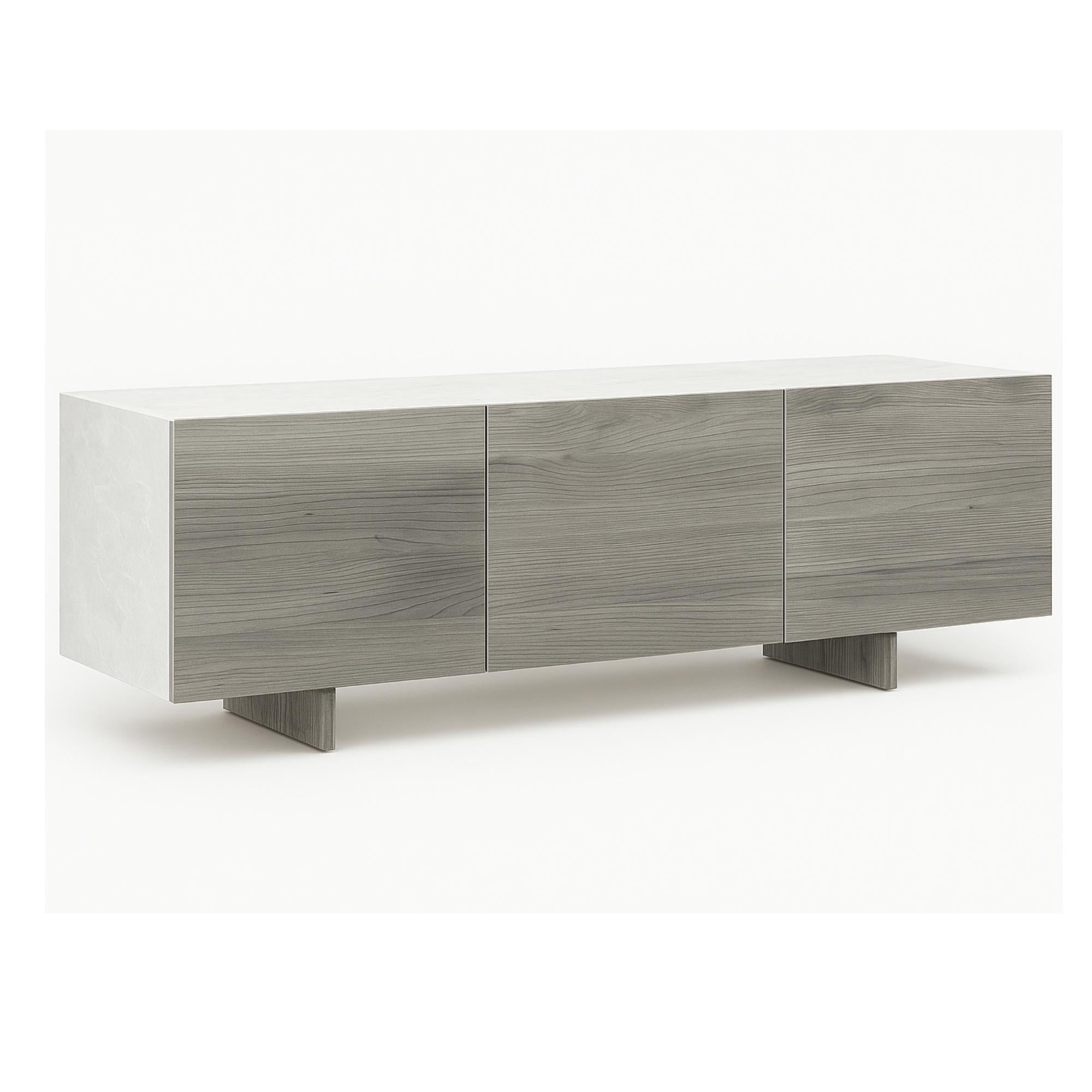 Thin Sideboard WHT/GRY