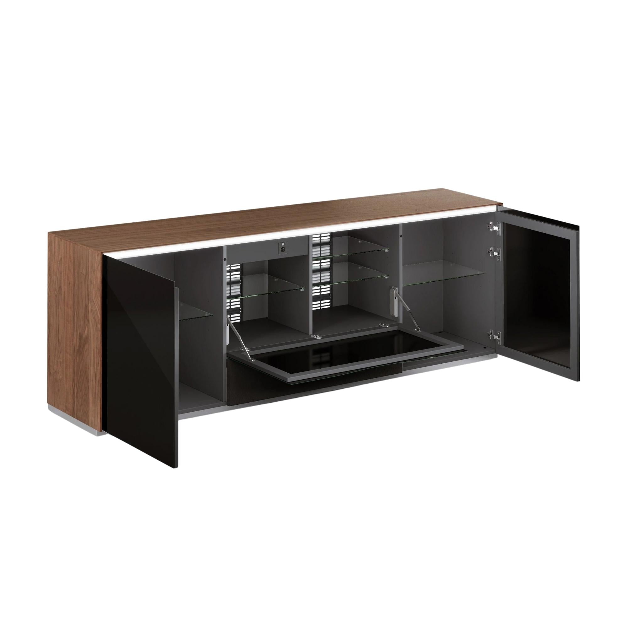 Enrico TV Stand WAL BLK