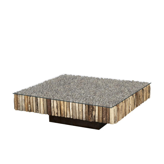 Safari Coffee Table 43" Natural Wood