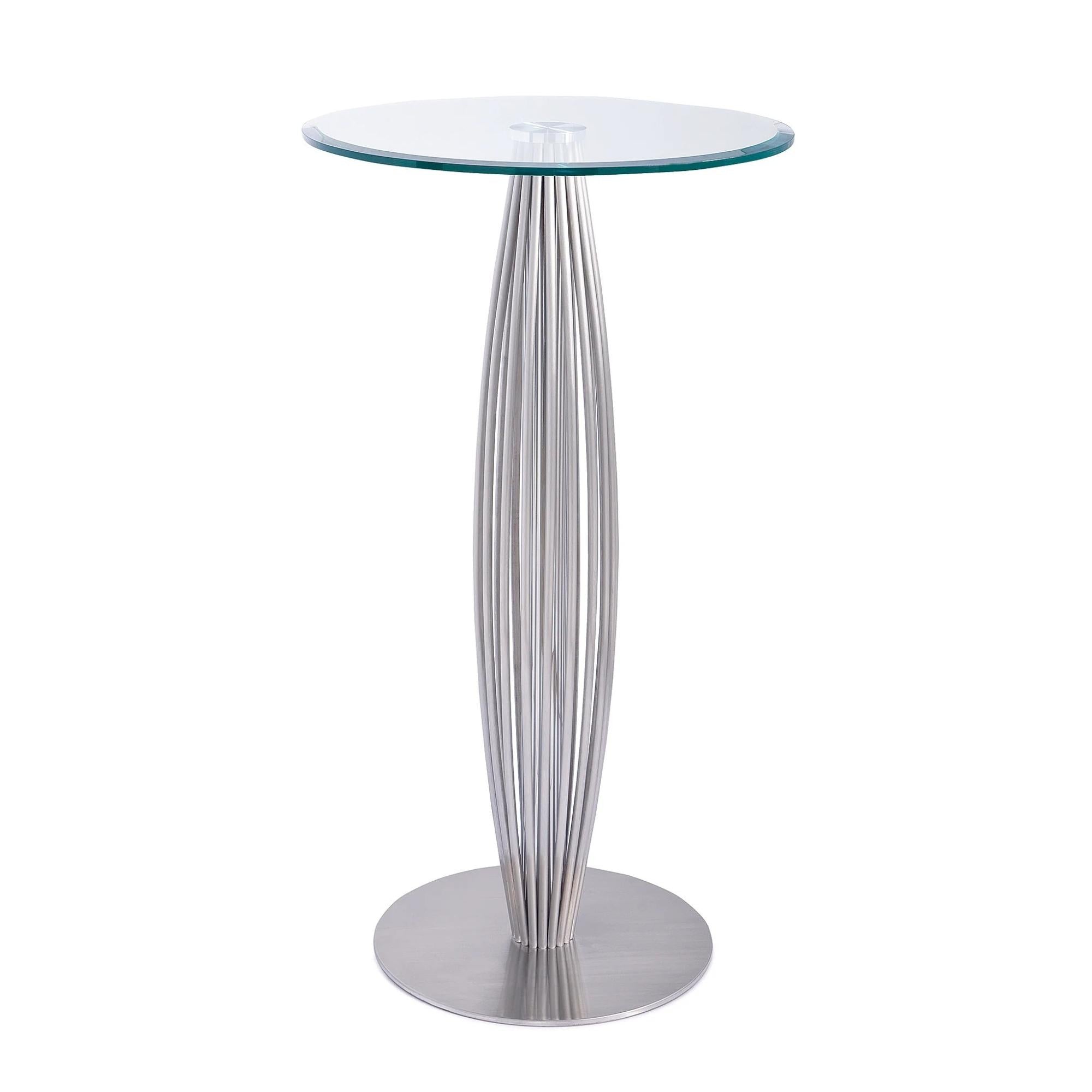 Linda Bar Table GLASS 24"