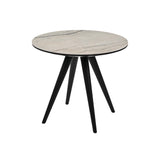 Table d'appoint Francesca grande taille BLANCHE
