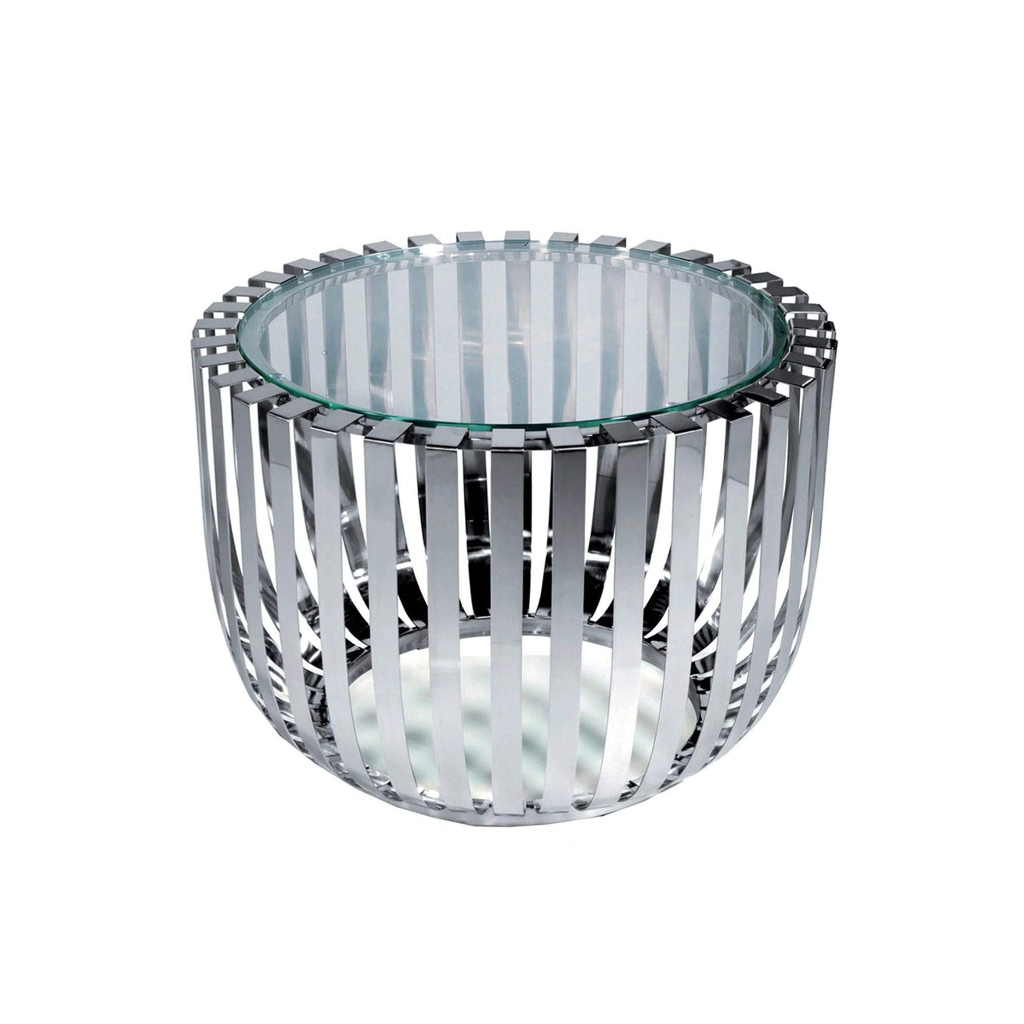 Roza End Table Glass