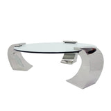 Katniss Round Coffee Table Glass