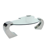 Katniss S-Shape Coffee Table Glass