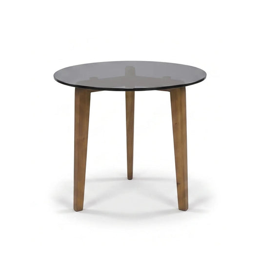 Table d'appoint en jade fumé