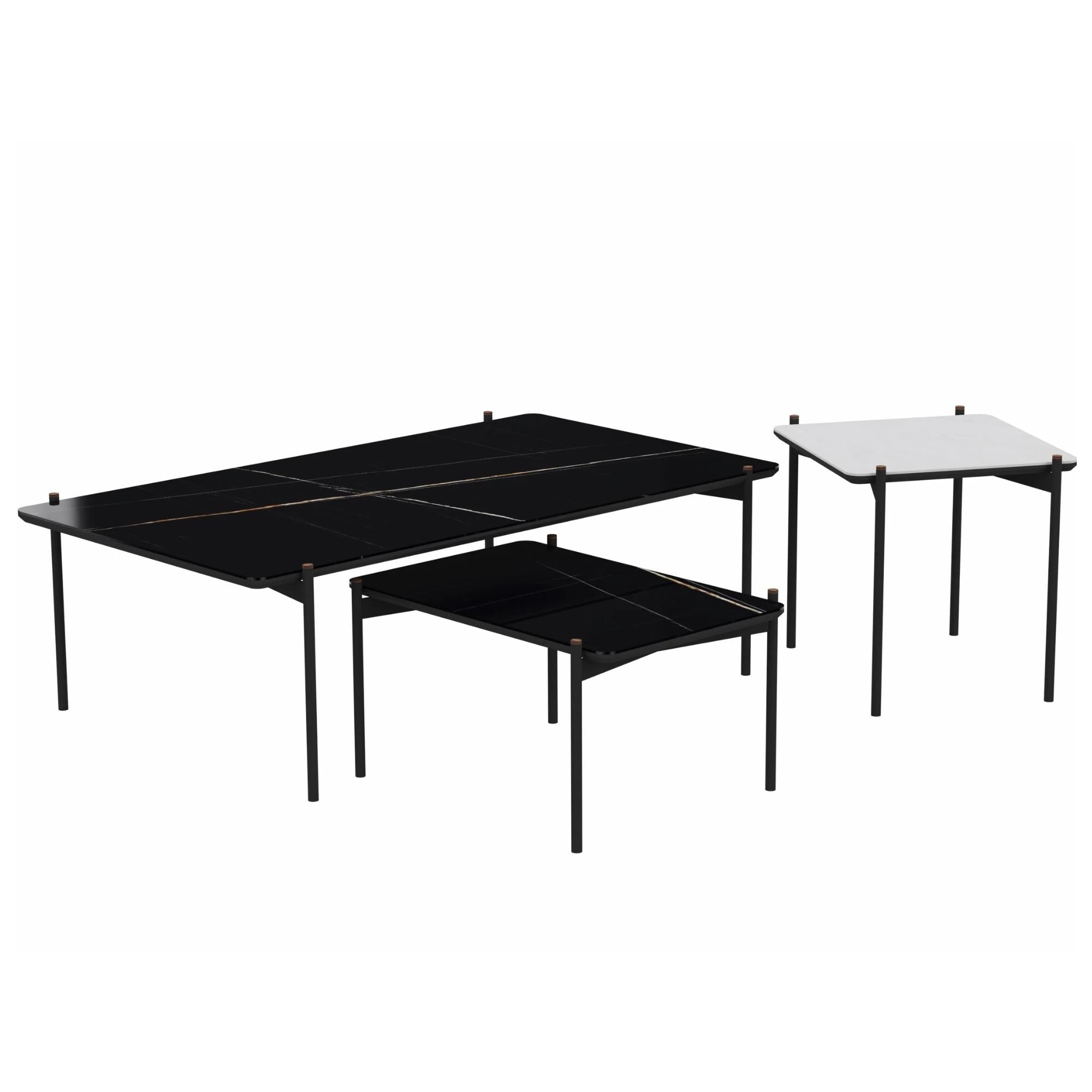 Rocco End Table Large Sahara Noir