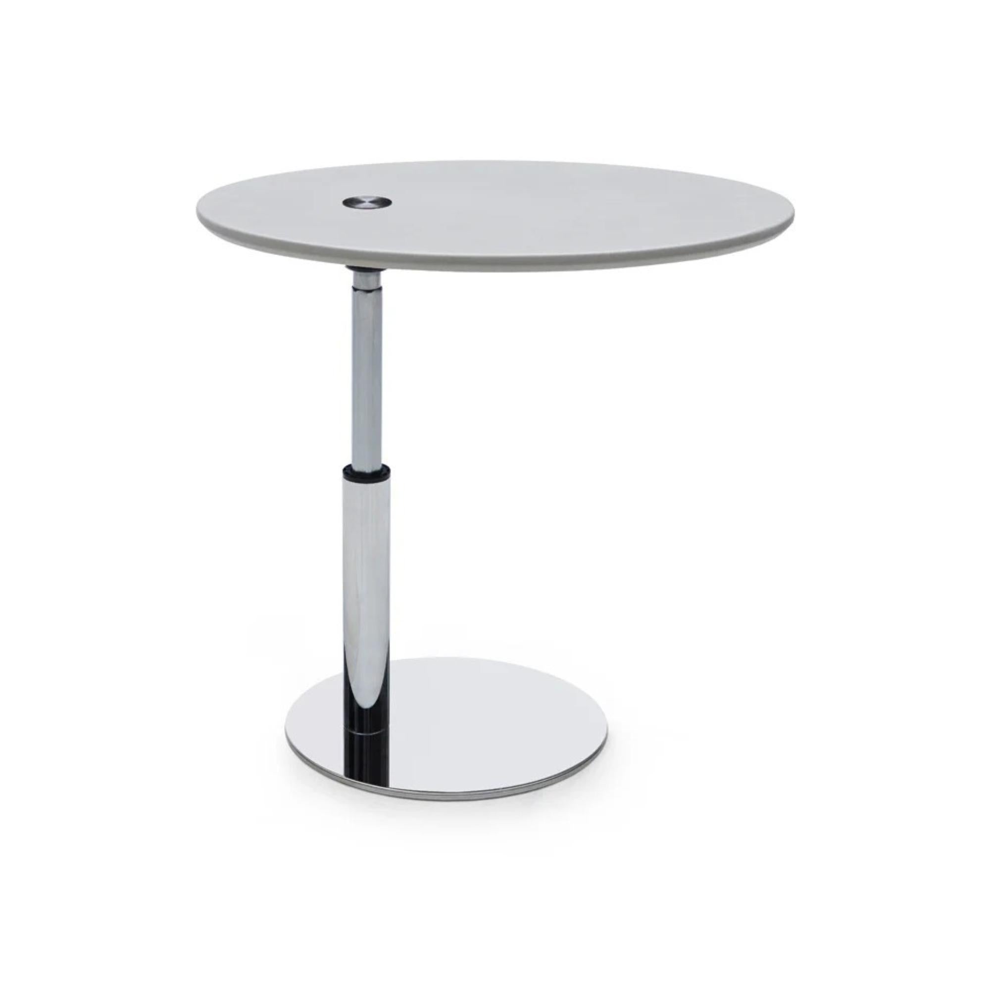 Edge End Table Beige