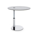 Edge End Table Beige