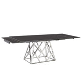 Twist Dining Table Base Glass
