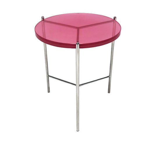 Bolt Glass End Table 24"