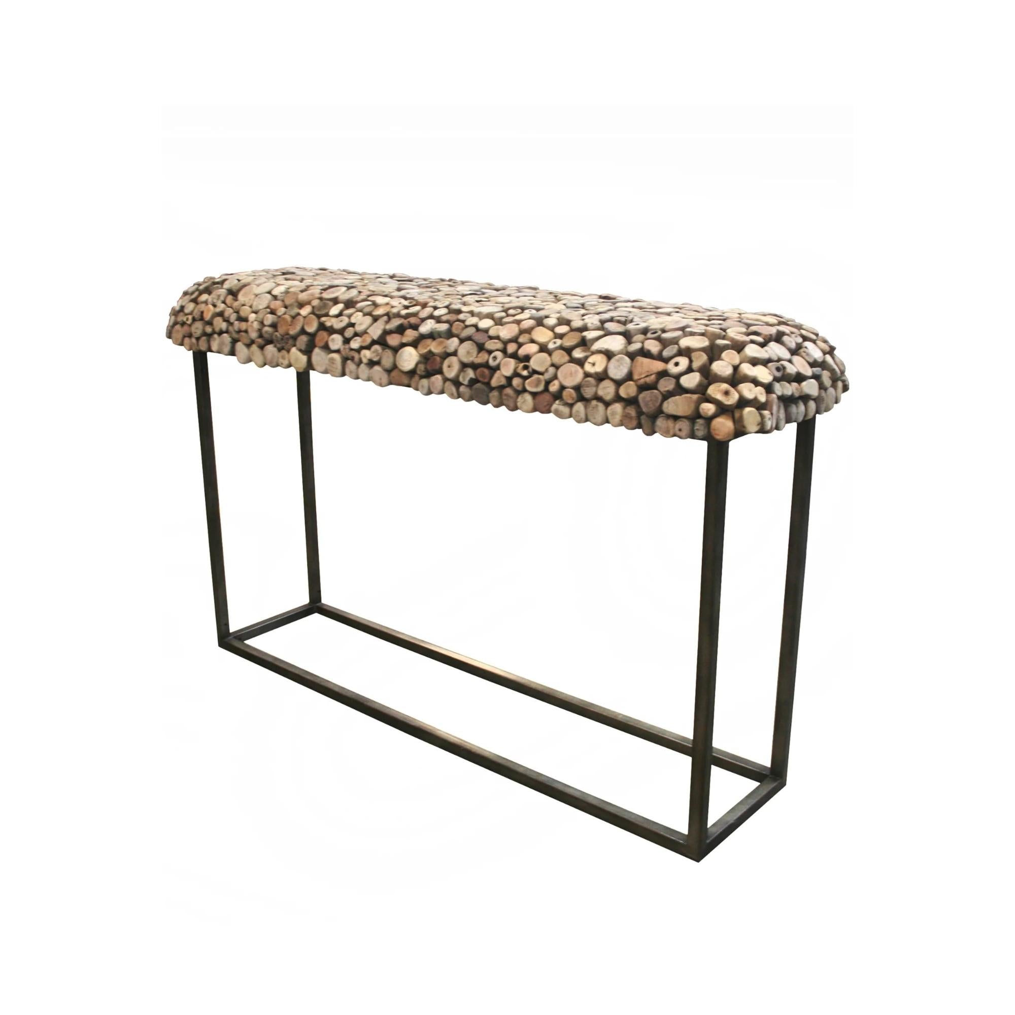 Pebble Console Table Wood