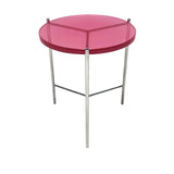 Bolt Glass End Table 18"