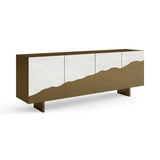 Wave Sideboard Onice Avorio Brushed Gold