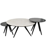 Table basse Francesca Sodalite Bleu