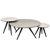 Table basse Francesca Sodalite Bleu