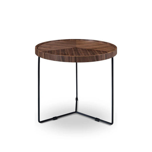 Abby End Table - Small Walnut