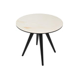 Table d'appoint Francesca grande taille BLANCHE
