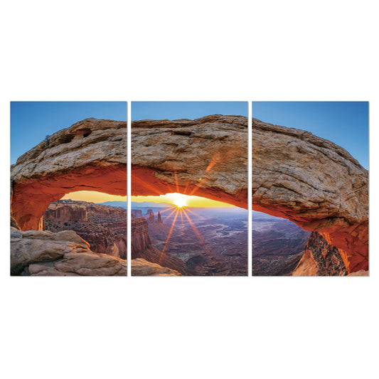 72451 Opera d'arte acrilica a 3 pannelli