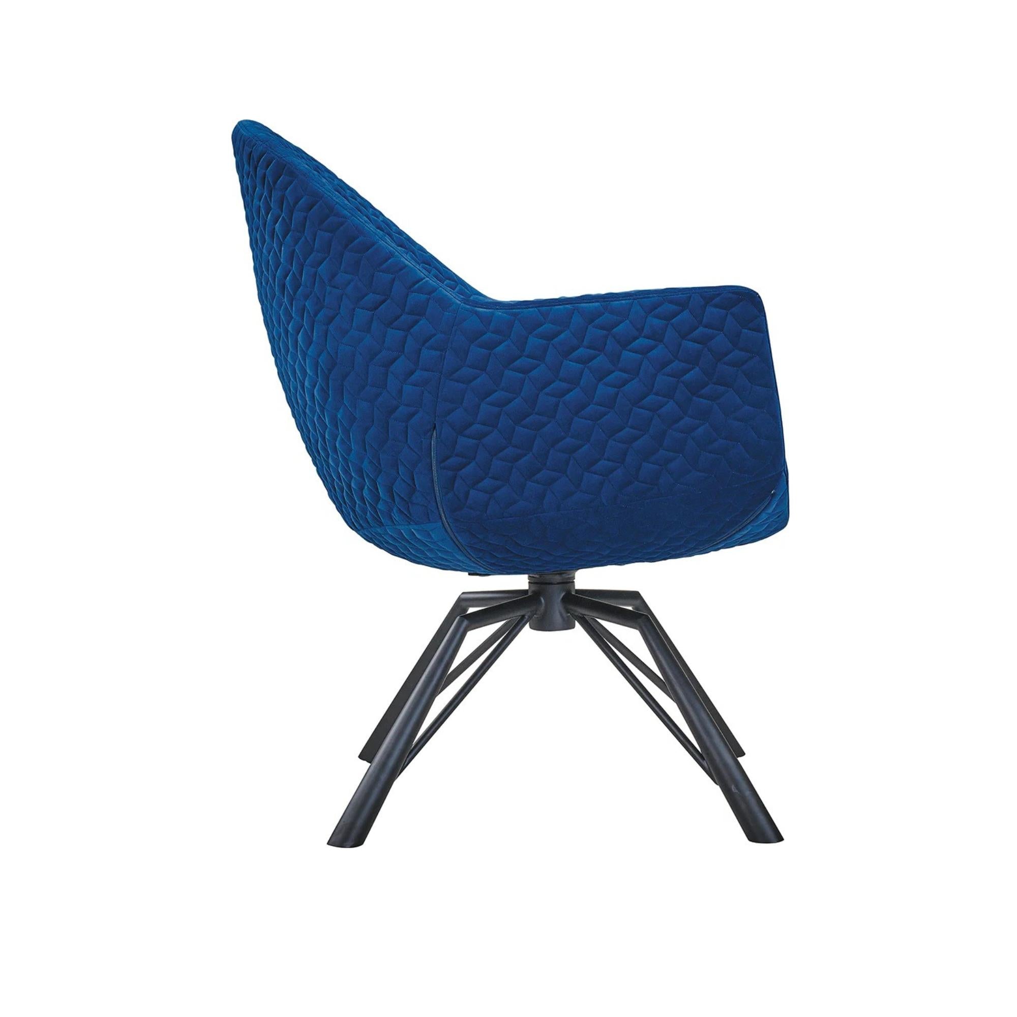 Macy Swivel Accent Chair BLUE