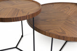Table basse Abby en noyer
