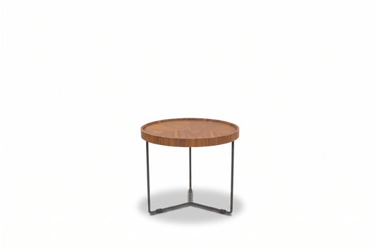 Abby End Table - Small Walnut