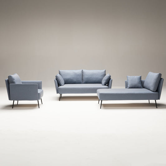 Amore Chaise-Longue rivolta a sinistra ARGENTO