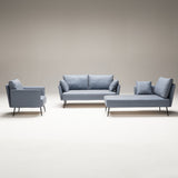 Amore Chaise-Longue rivolta a sinistra ARGENTO