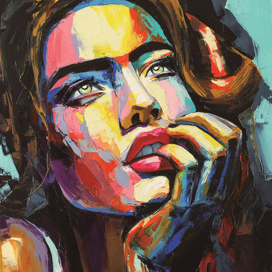 BE-014 Opera d'arte acrilica