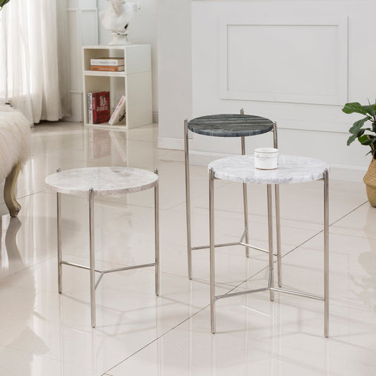 Bolt Ceramic End Table 18"