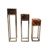 Piédestal en bois de 39 po