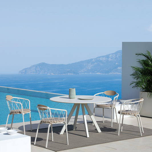 Tavolo da pranzo rotondo Dasy GRIGIO