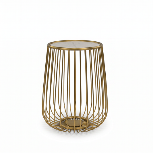 Elena End table White