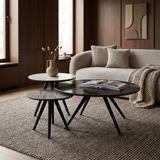 Table basse Francesca Sodalite Bleu