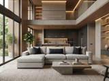Canapé modulable en tissu Houston