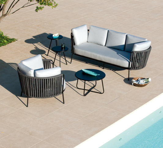 Poltrona Lucy GRY-BLK GRY