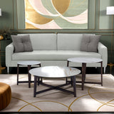 Table d'appoint Nina grande en marbre