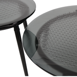 Tavolino Perry alto blu