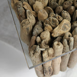 Tavolino Safari 51" in legno naturale