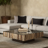 Safari Coffee Table 43" Natural Wood