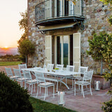 Sedia da pranzo estiva BIANCA