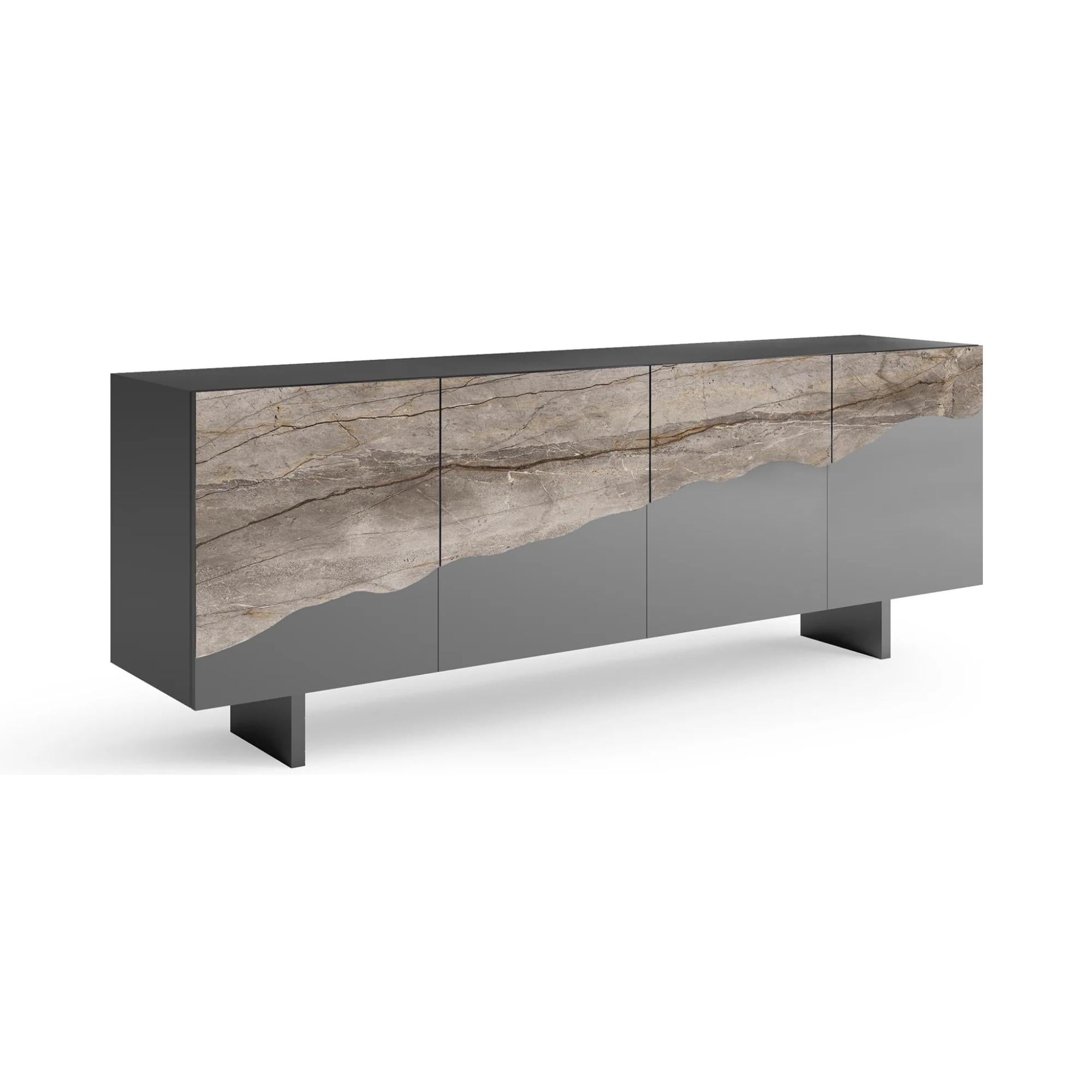 Wave Sideboard Silver Root Anthracite