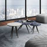 Table d'appoint Francesca petite taille bleu sodalite