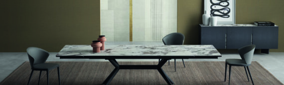 BELLINI ADDS AUTOMATION TO CERAMIC DINING TABLES
