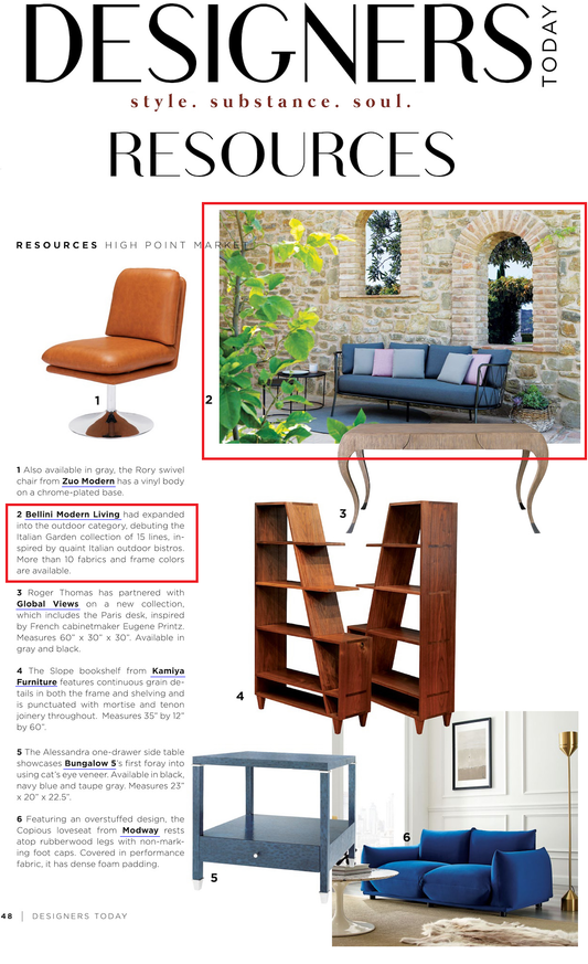 Bellini Modern Living in Designers Resources