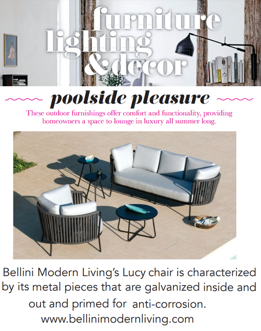 OUTDOOR FURNITURE: POOLSIDE PLEASURE