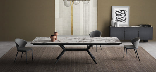 BELLINI ADDS AUTOMATION TO CERAMIC DINING TABLES