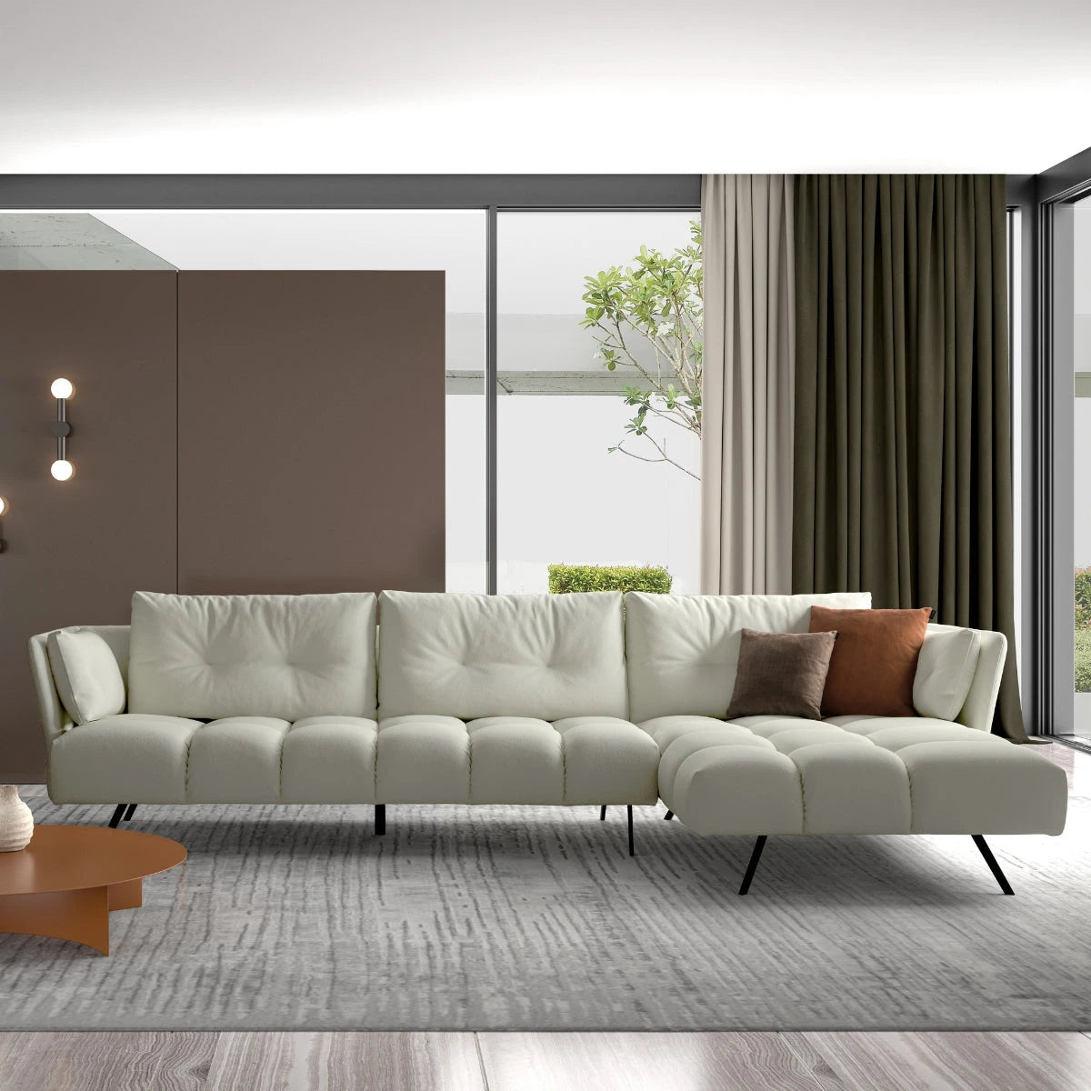 Leather Sectional