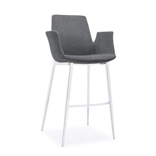 Gabriella Barstool LIGHT GRAY