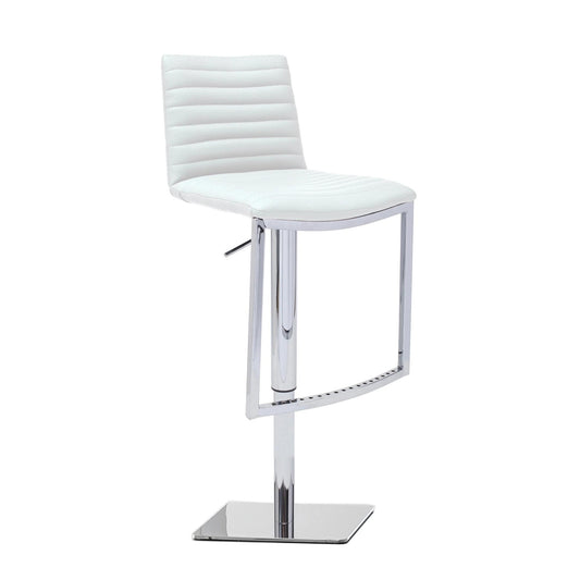 London Adjustable Barstool WHITE